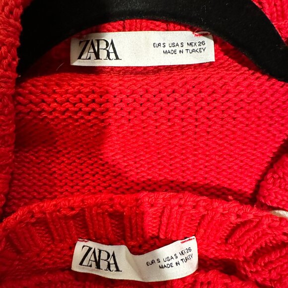 Zara SET - Cropped Tank & Cropped Cardigan - Size Small - Picture 6 of 7